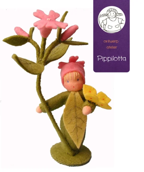 Atelier Pippilotta - Bloemenkind Dagkoekoeksbloem - Zelfmaak pakketje