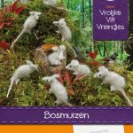 Atelier vrolijke vilt vriendjes - Bosmuizen - Zelfmaak pakketje