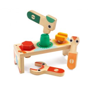 Djeco - Werkbankje met schroeven - Hout