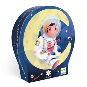 Djeco - Silhouettepuzzel - Astronaut op de maan - 36st.