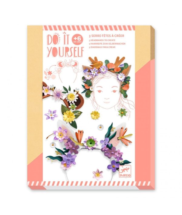 Djeco - DIY haarbanden - Flower friends