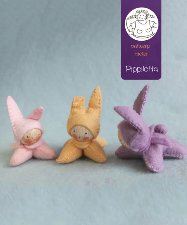 Atelier Pippilotta - Hazenbaby's - Zelfmaak pakketje