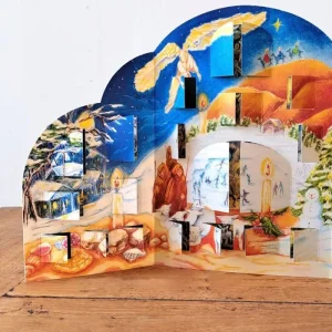 Kapitein Kalk - Adventskalender, 25 deurtjes 28,9x47,4 cm