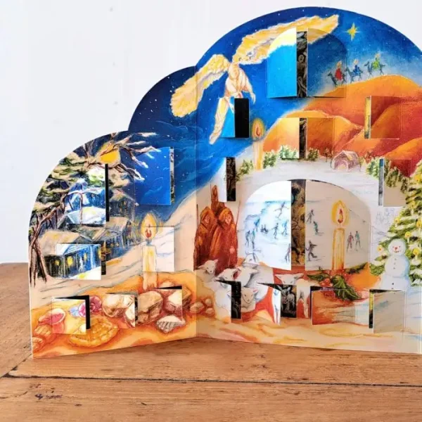 Kapitein Kalk - Adventskalender, 25 deurtjes 28,9x47,4 cm