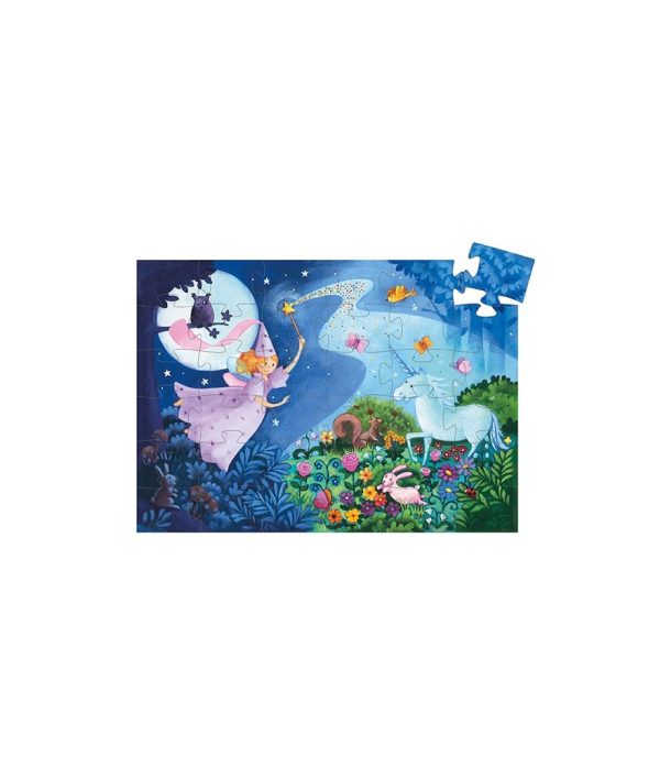 Djeco - Legpuzzel - De fee en de eenhoorn - 36st. - Image 2