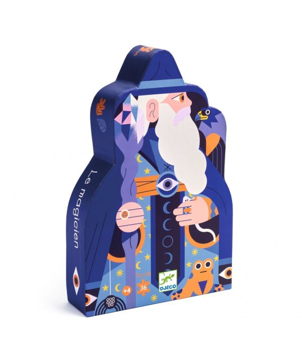 Djeco - Silhouettepuzzel - De Tovenaar