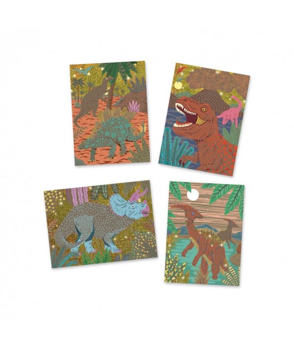 Djeco - Kraskaarten - Dino's - Image 3