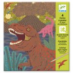 Djeco - Kraskaarten - Dino's