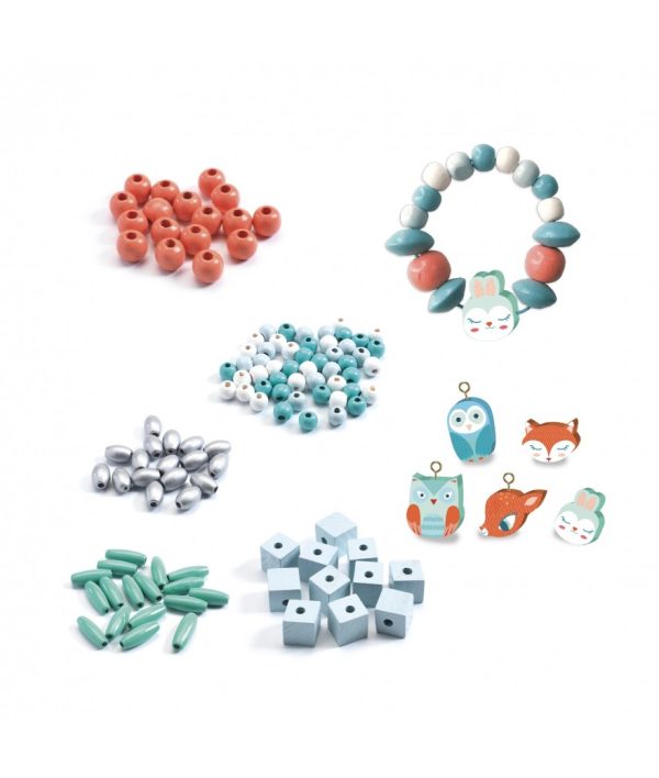 Djeco - Houten kralenset - Kleine dieren - Image 2