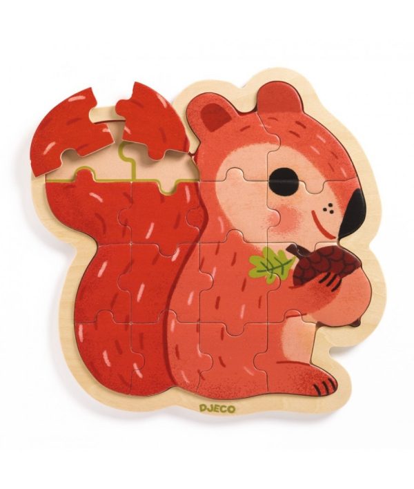 Djeco - Houten puzzeltje - Noot