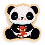 Djeco - PUZZLO - Panda - 9 pcs