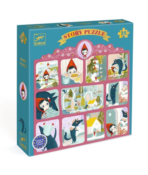 Djeco - Story Puzzel - Roodkapje