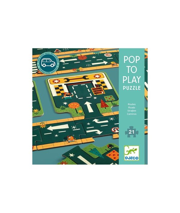 Djeco - Puzzel - Routes