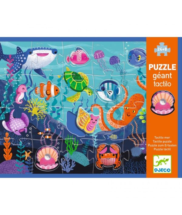Djeco - Puzzel - Tactilo zee